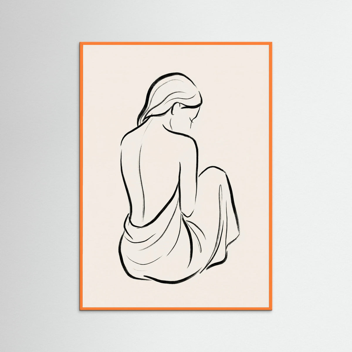 Orange Wood Silent Serenity