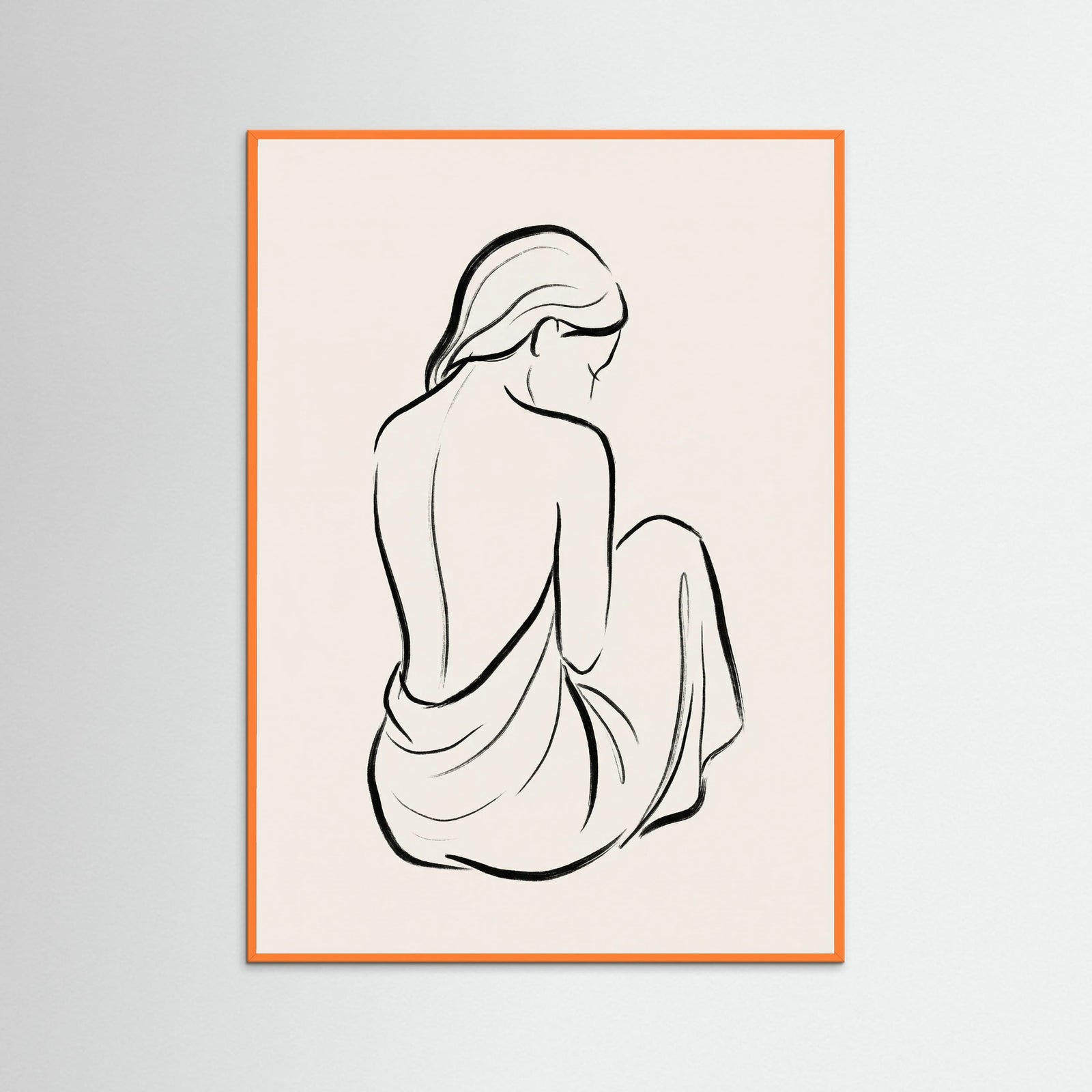 Orange Wood Silent Serenity