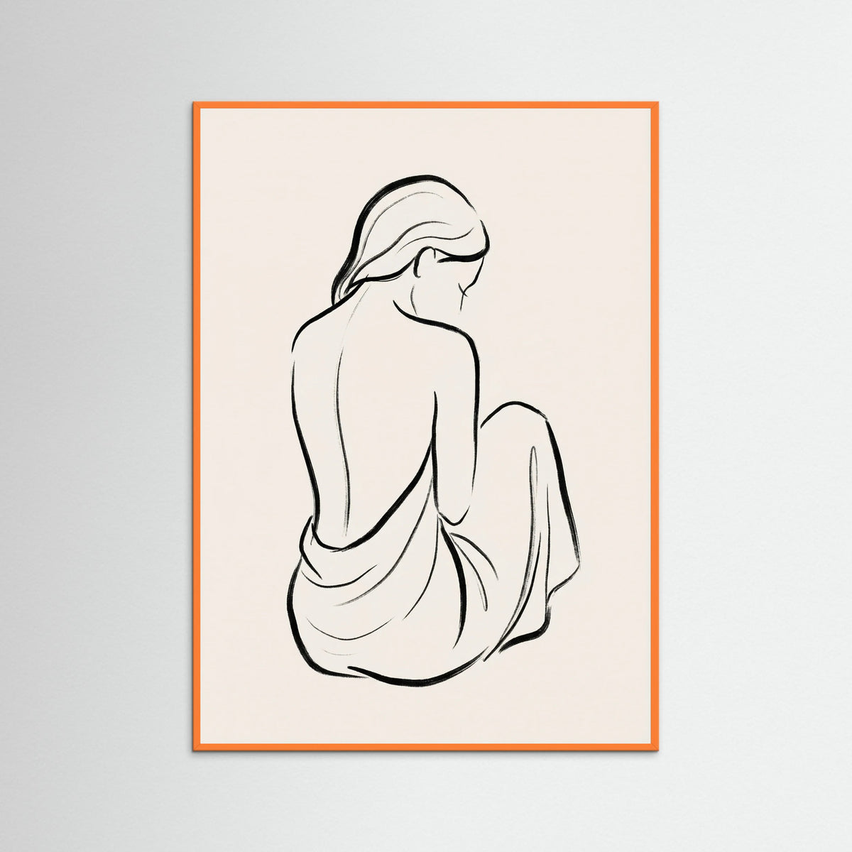 Orange Wood Silent Serenity