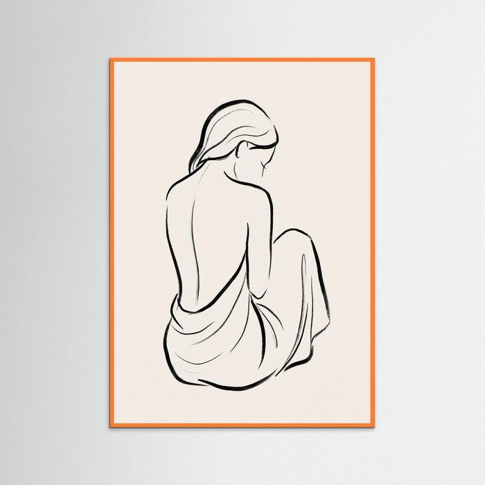 Orange Wood Silent Serenity