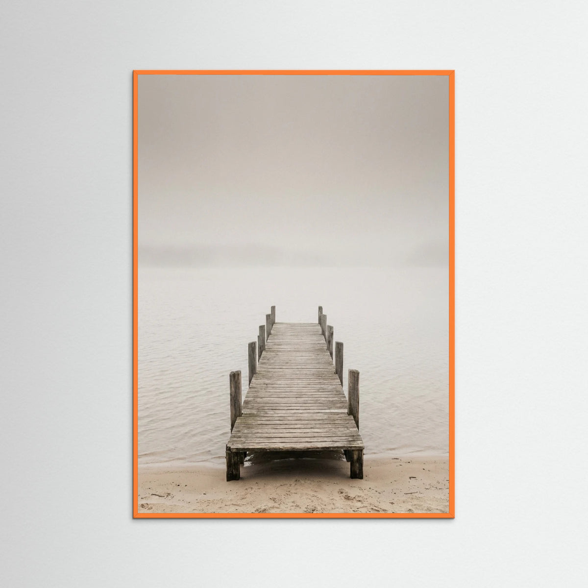 Orange Wood Silent Shore