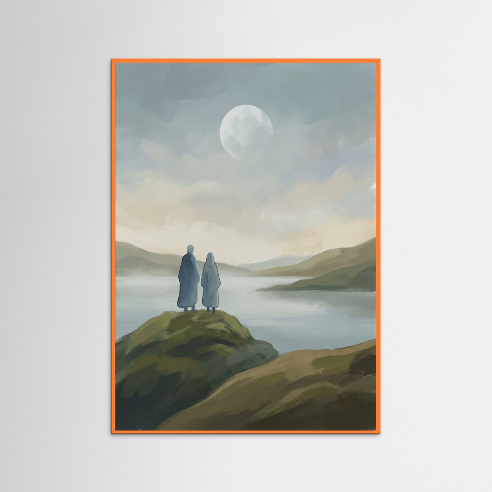 Orange Wood Silent Watch