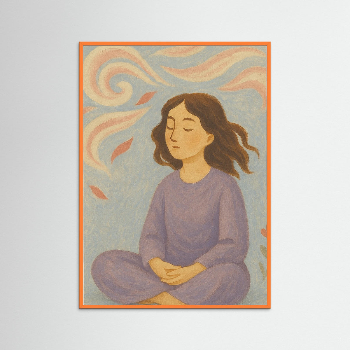 Orange Wood Silent Whisper