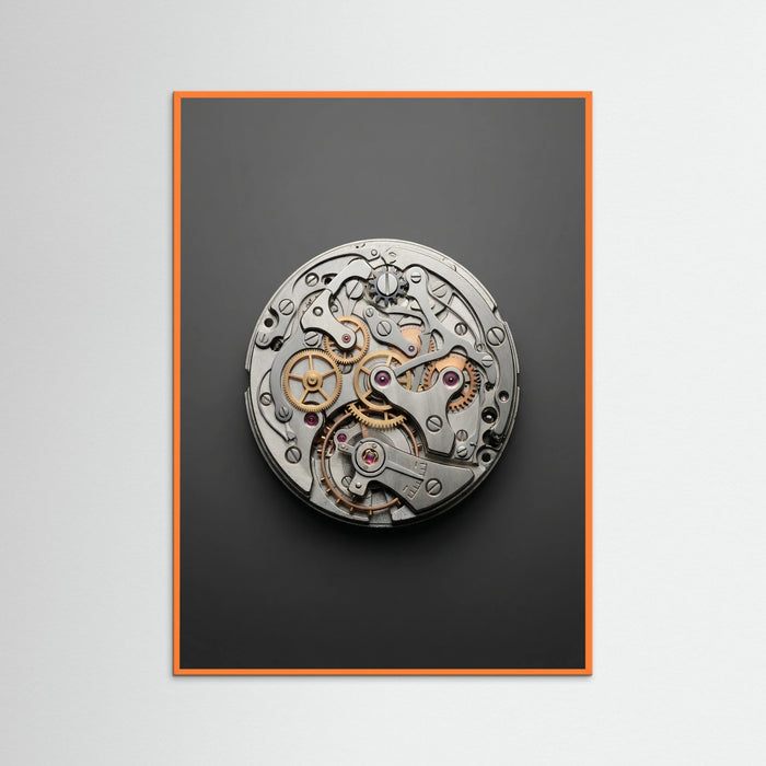 Orange Wood Silver Icon Overhead