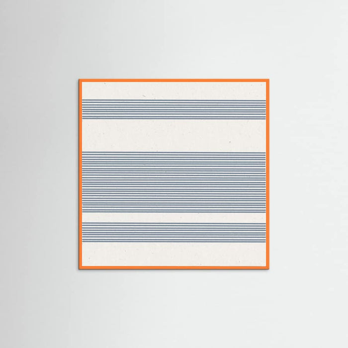 Simple Blue Lines Pattern Poster – poster en kunstdruk