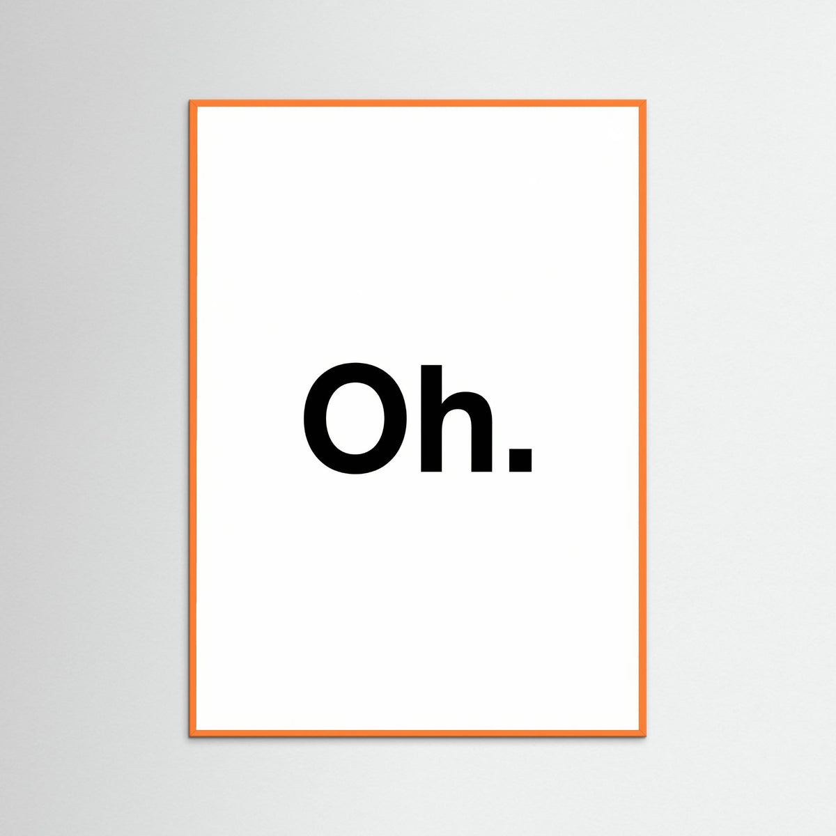 Orange Wood Simple Utterance