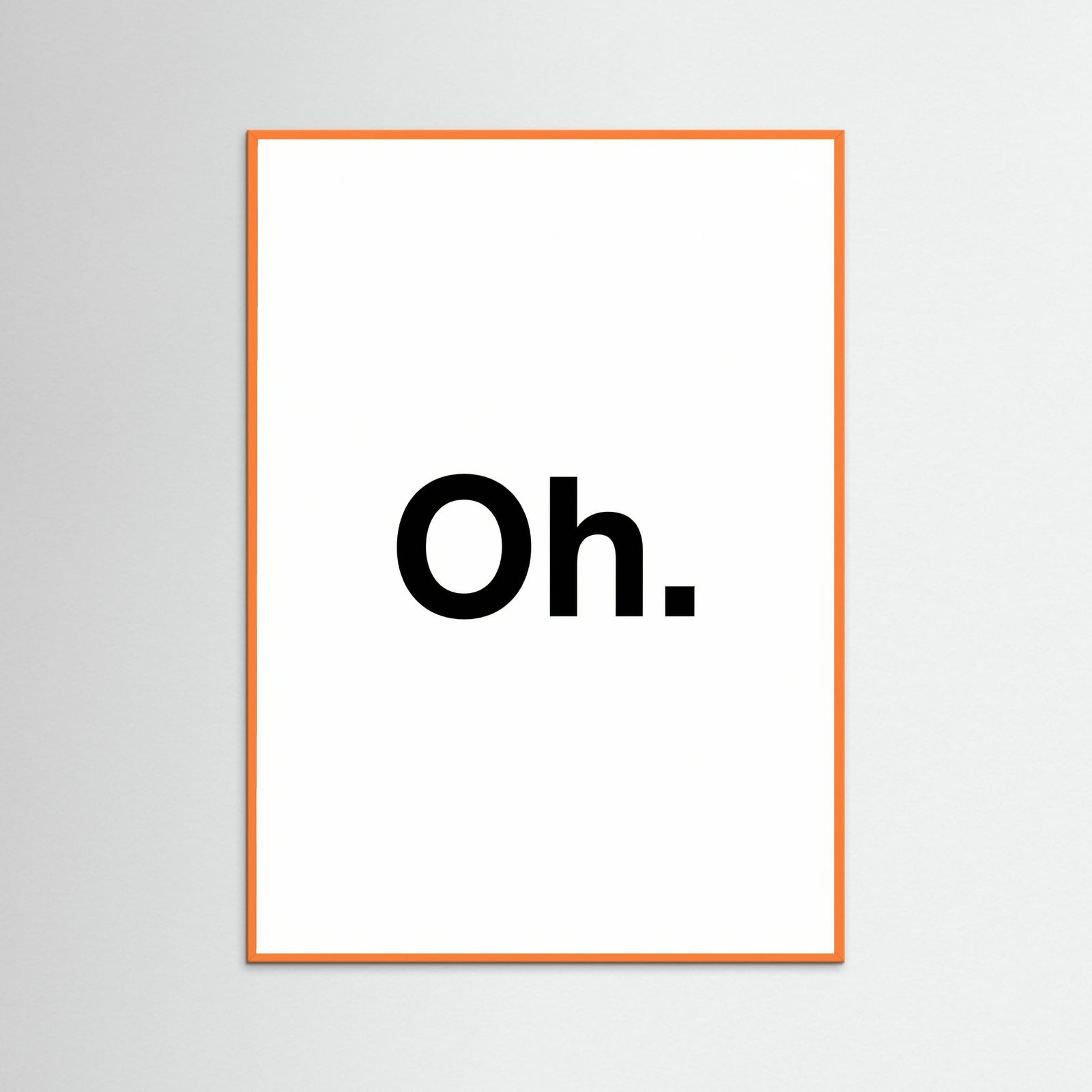 Orange Wood Simple Utterance