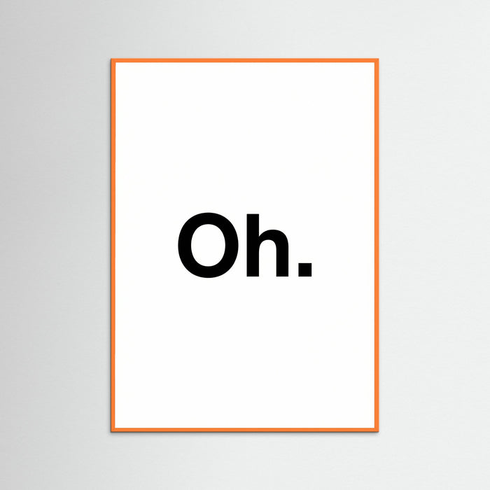 Orange Wood Simple Utterance