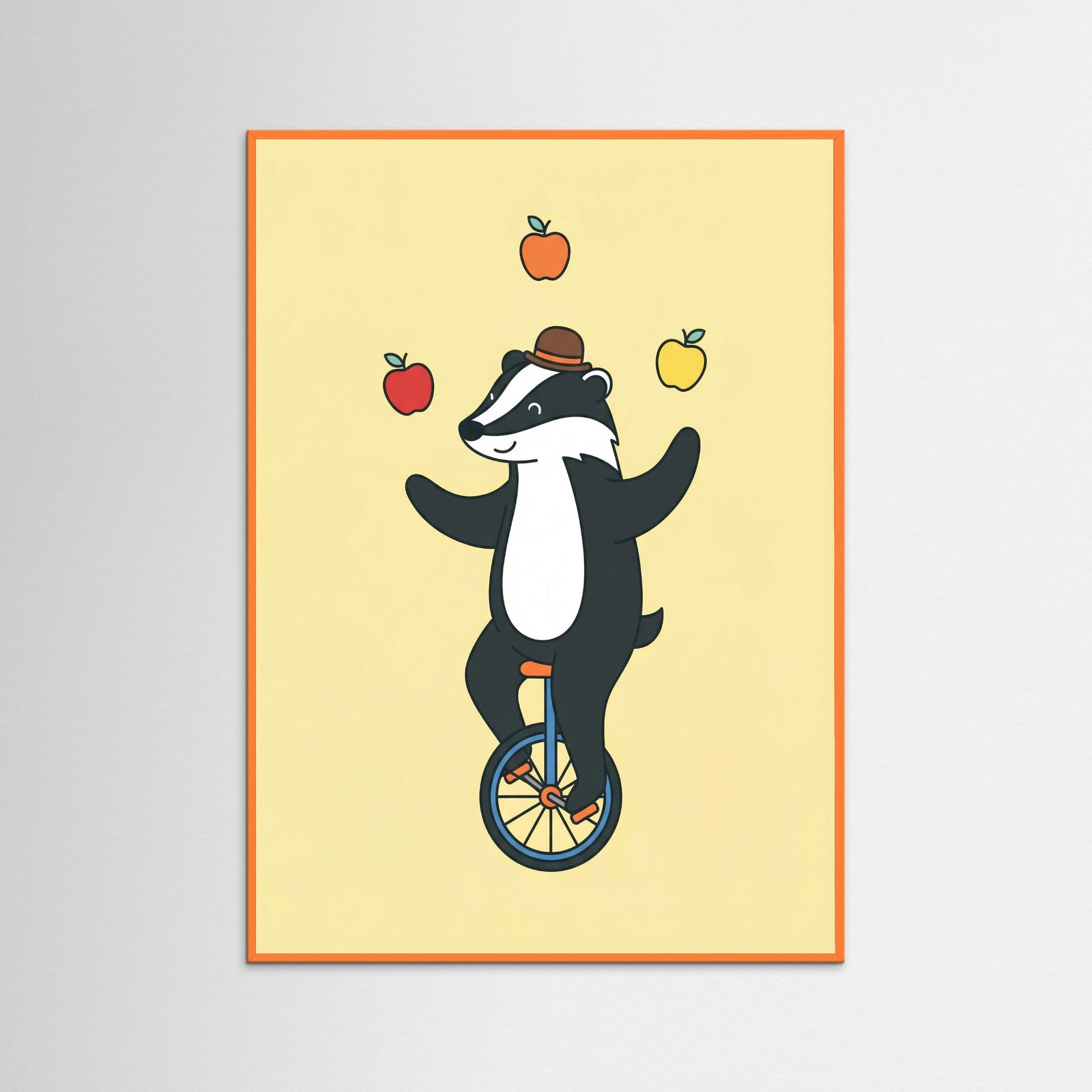 Orange Wood Skate Bear Groove