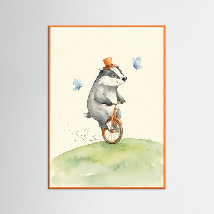 Orange Wood Skating Crocodile