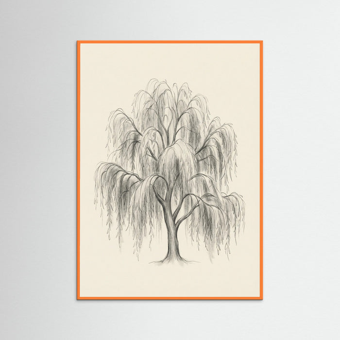 Orange Wood Sketched Sentinels