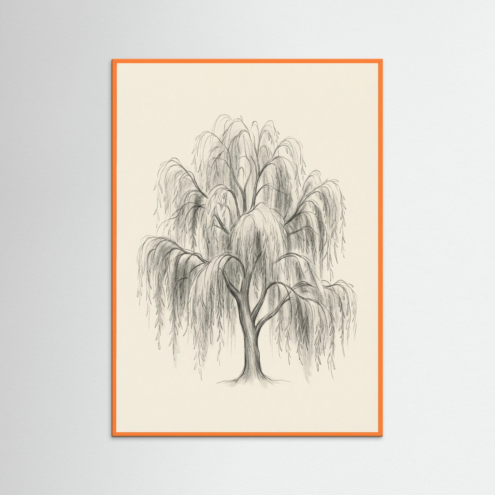 Orange Wood Sketched Sentinels