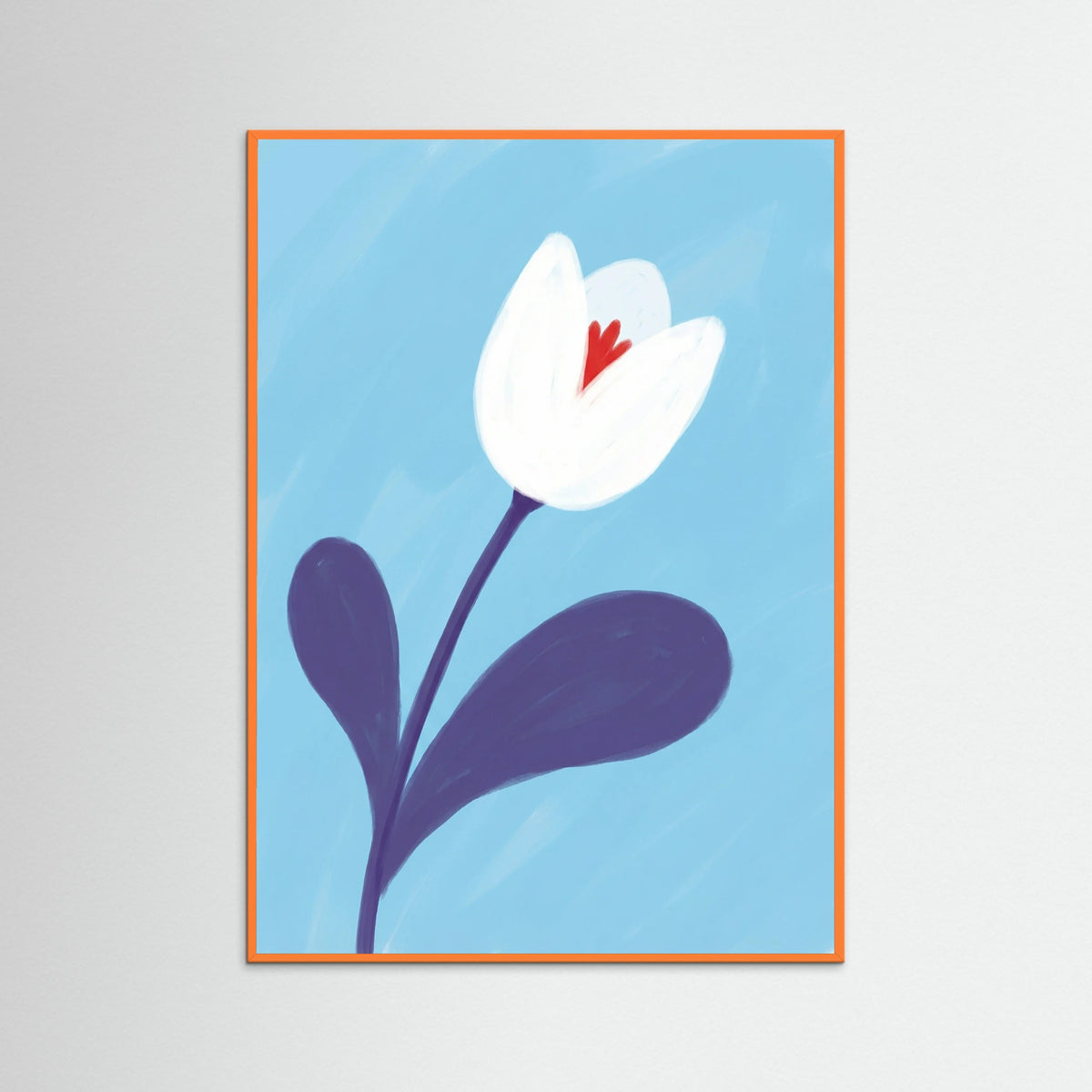 Orange Wood Sky Bloom
