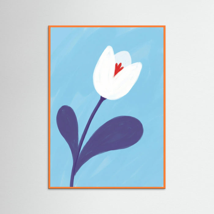Orange Wood Sky Bloom