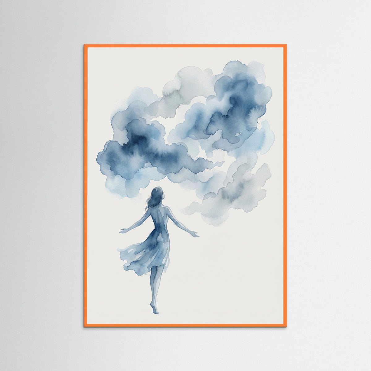 Orange Wood Skyward Grace