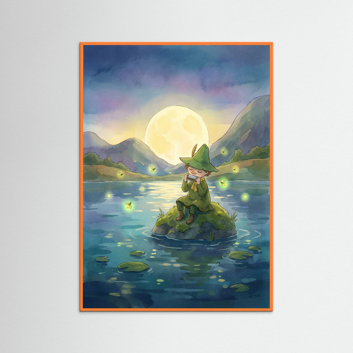 Orange Wood Snufkins Serene Moment