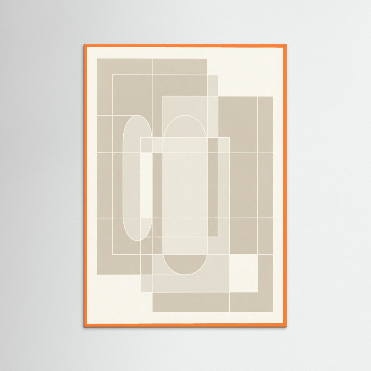 Orange Wood Soft Arcs
