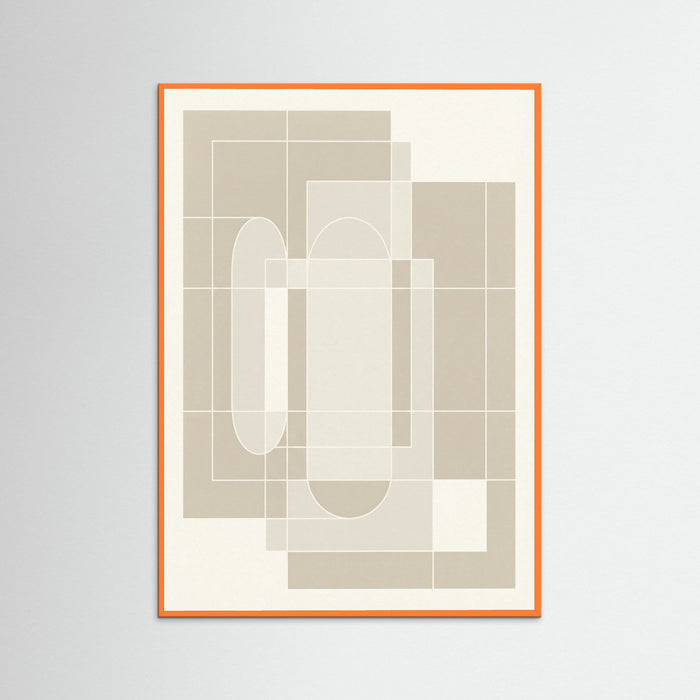 Orange Wood Soft Arcs