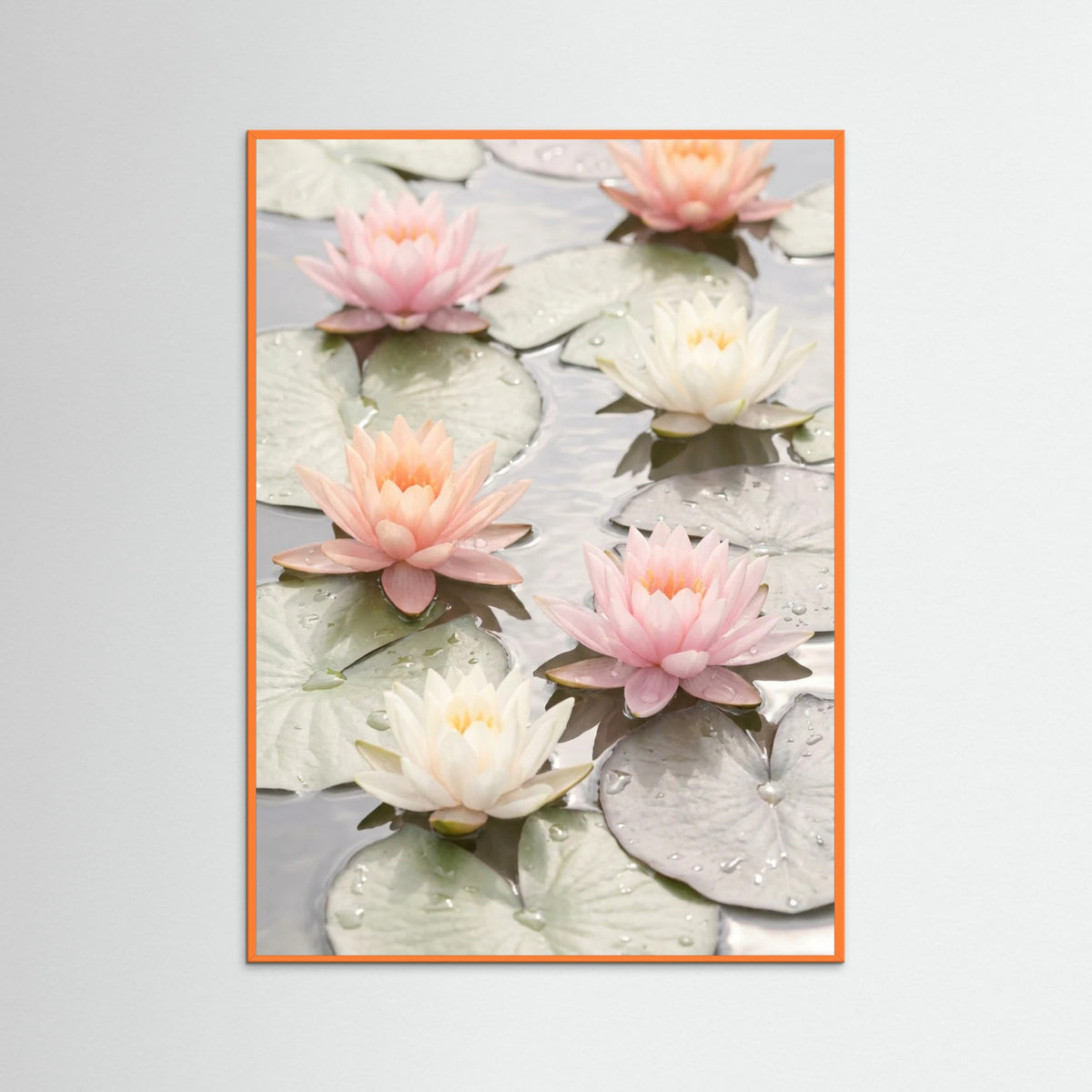 Orange Wood Soft Blooms