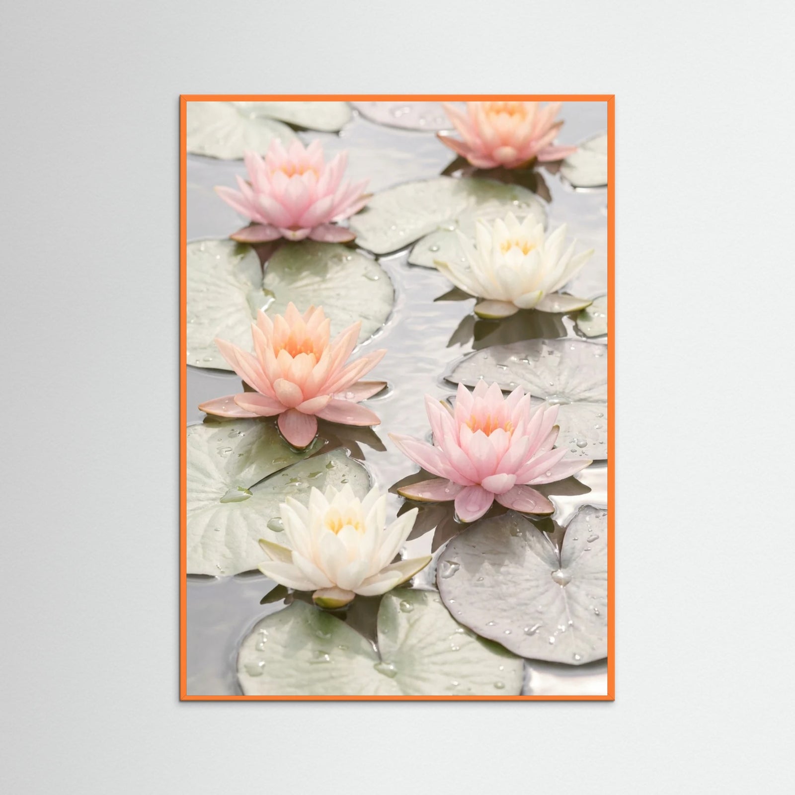 Orange Wood Soft Blooms