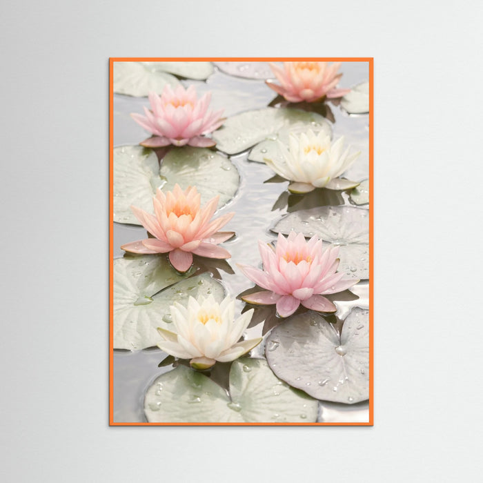 Orange Wood Soft Blooms