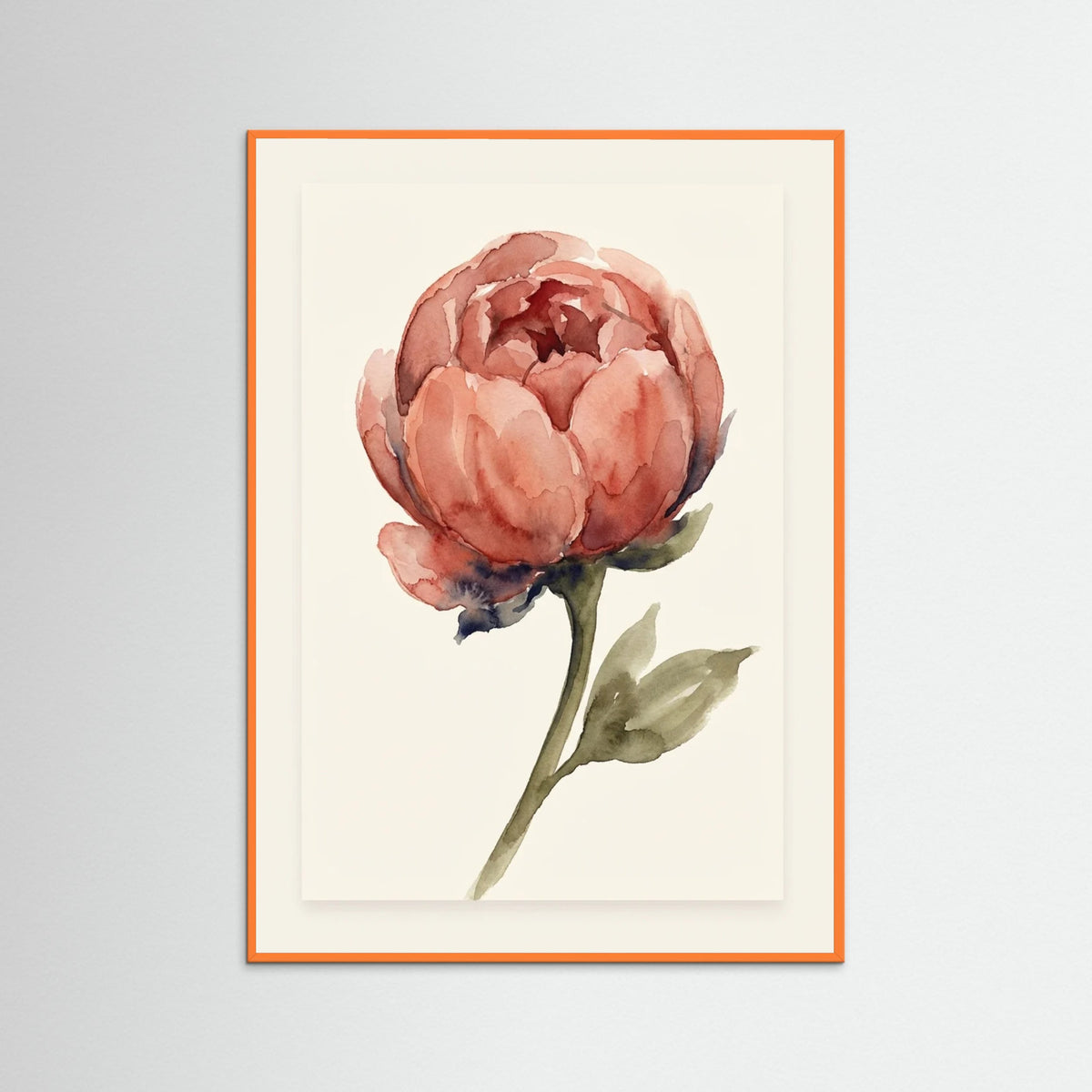 Orange Wood Soft Crimson Bloom