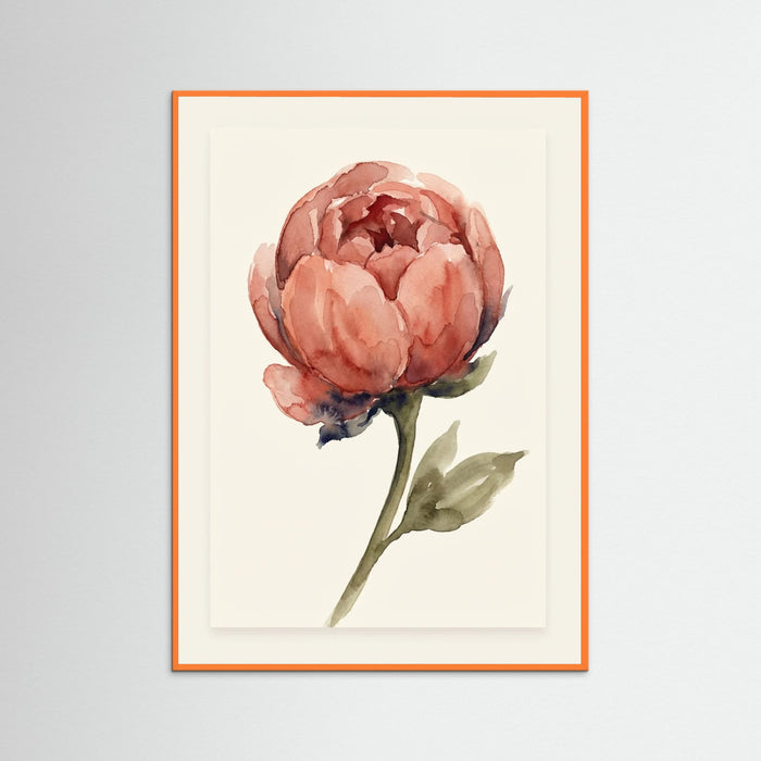 Orange Wood Soft Crimson Bloom