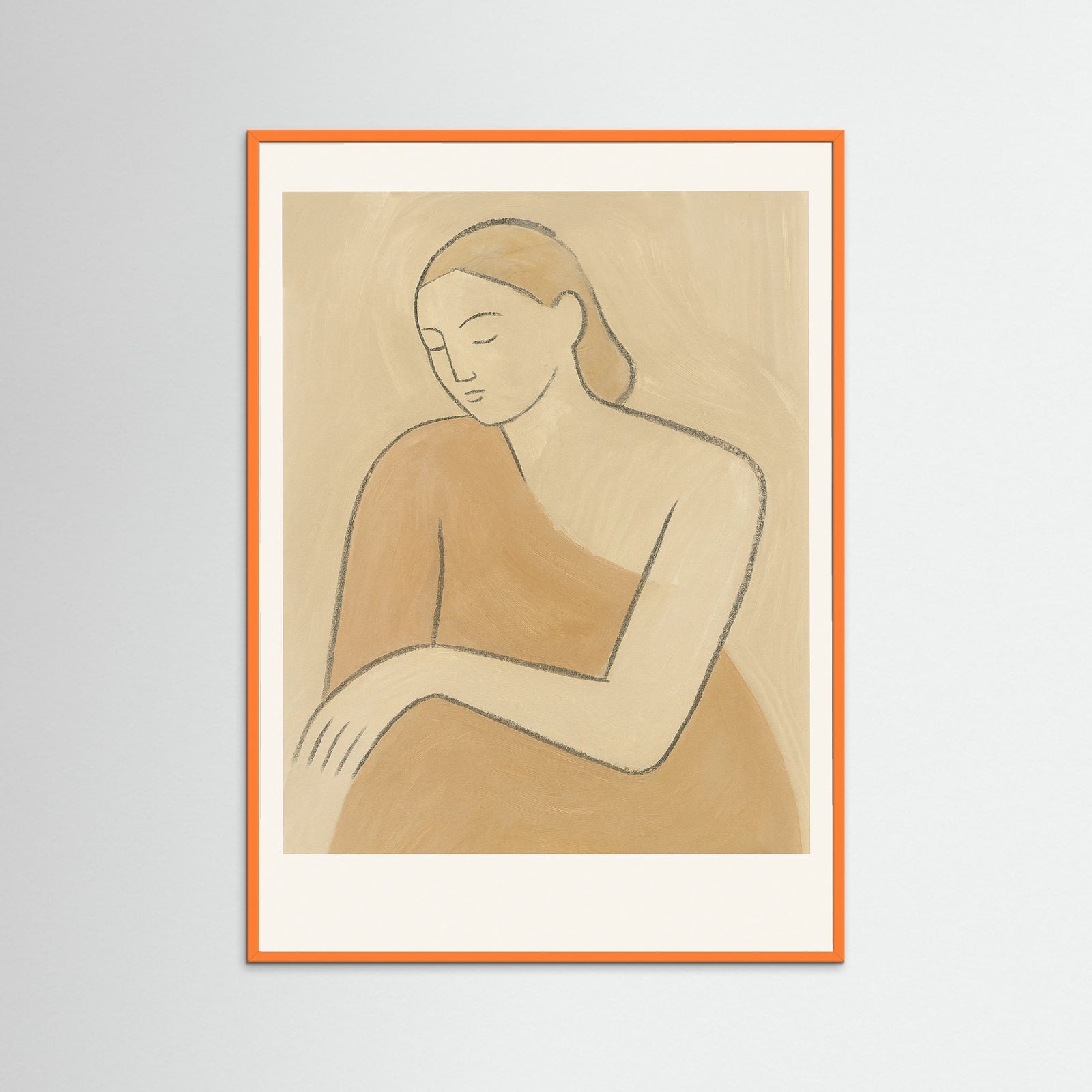 Orange Wood Soft Edge