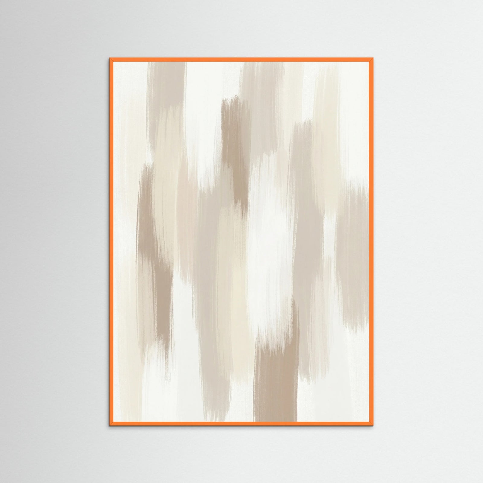 Orange Wood Soft Neutral Strokes
