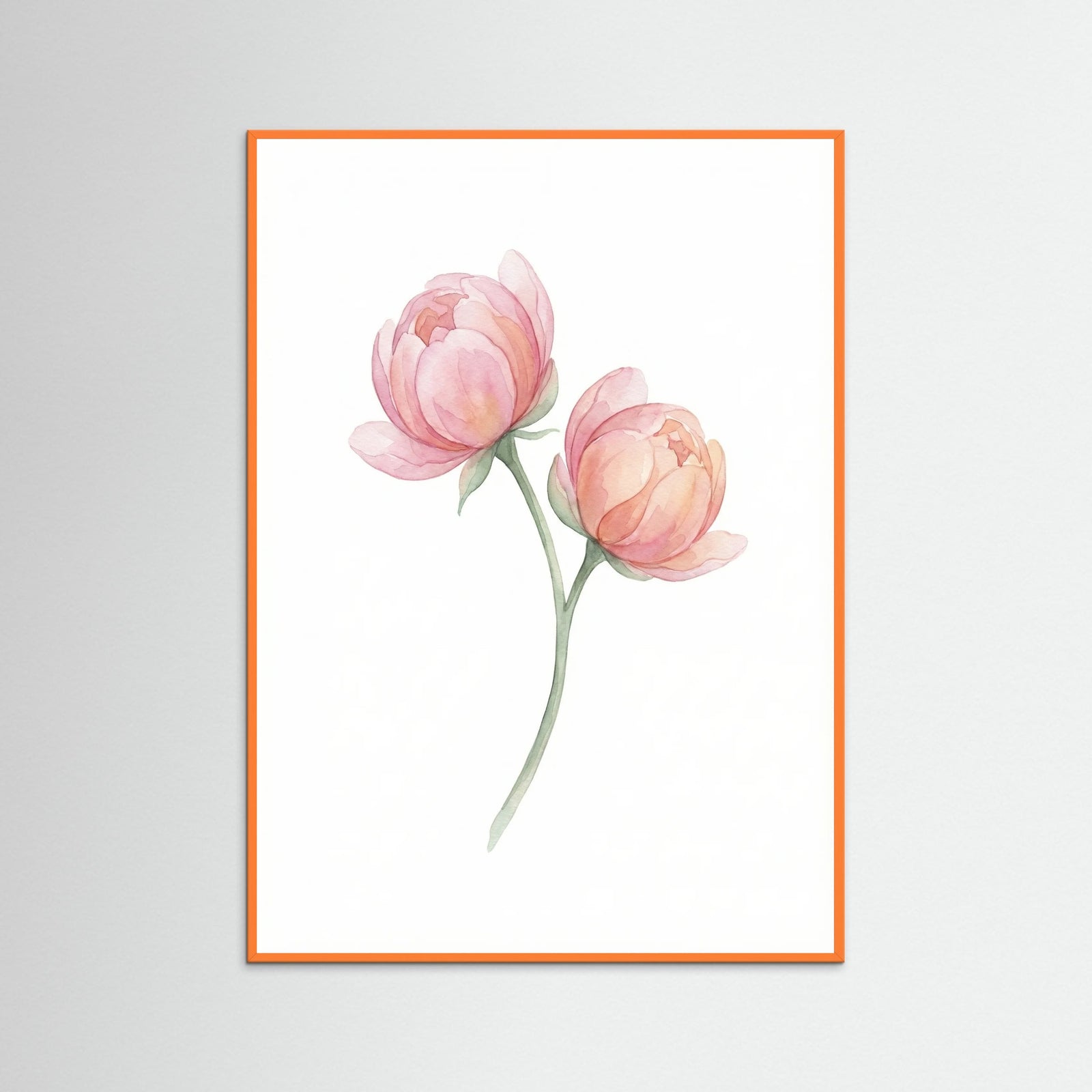 Orange Wood Soft Petal Bloom