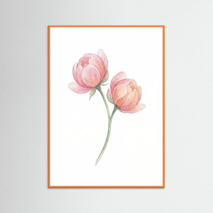 Orange Wood Soft Petal Bloom