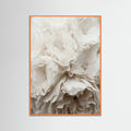 Orange Wood Soft Petals White