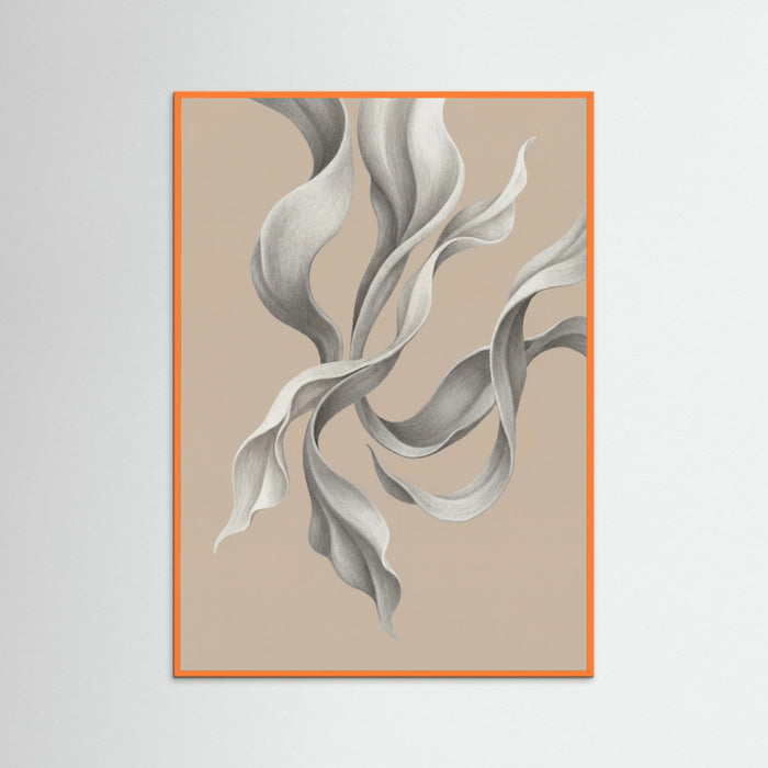 Orange Wood Soft Sculpture