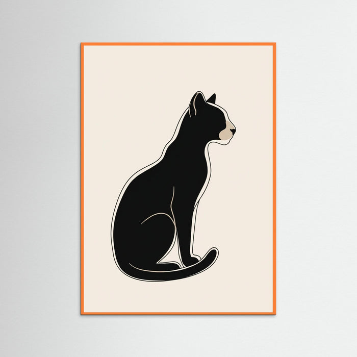 Orange Wood Soft Silhouette