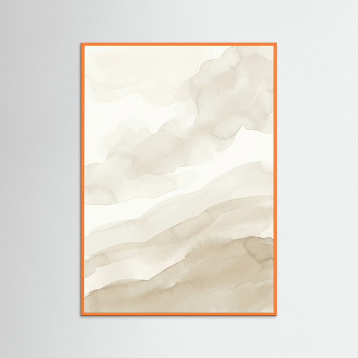 Orange Wood Soft Undulations