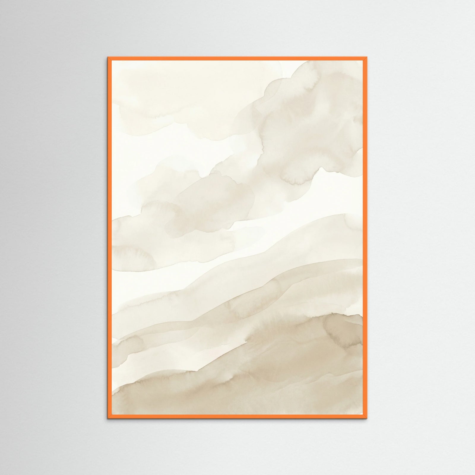 Orange Wood Soft Undulations