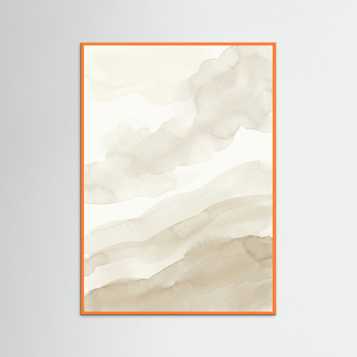 Orange Wood Soft Undulations