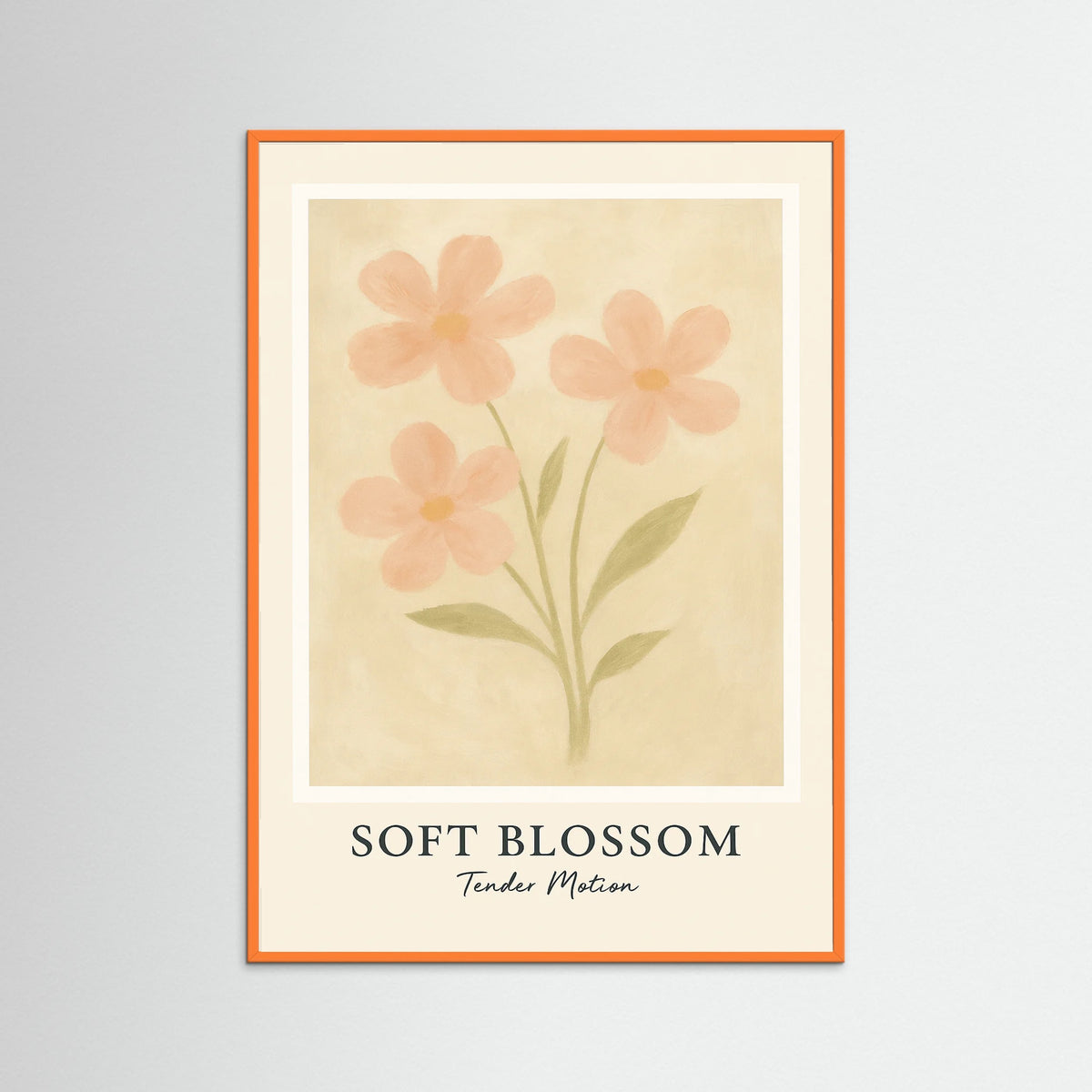 Orange Wood Soft blossom