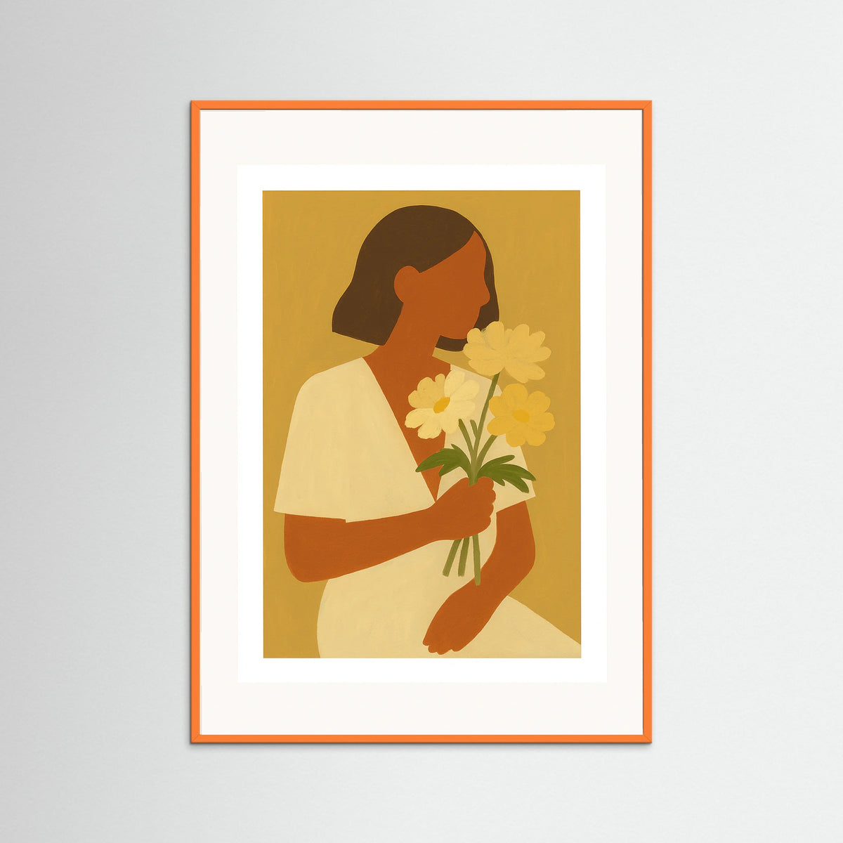 Orange Wood Soft frame