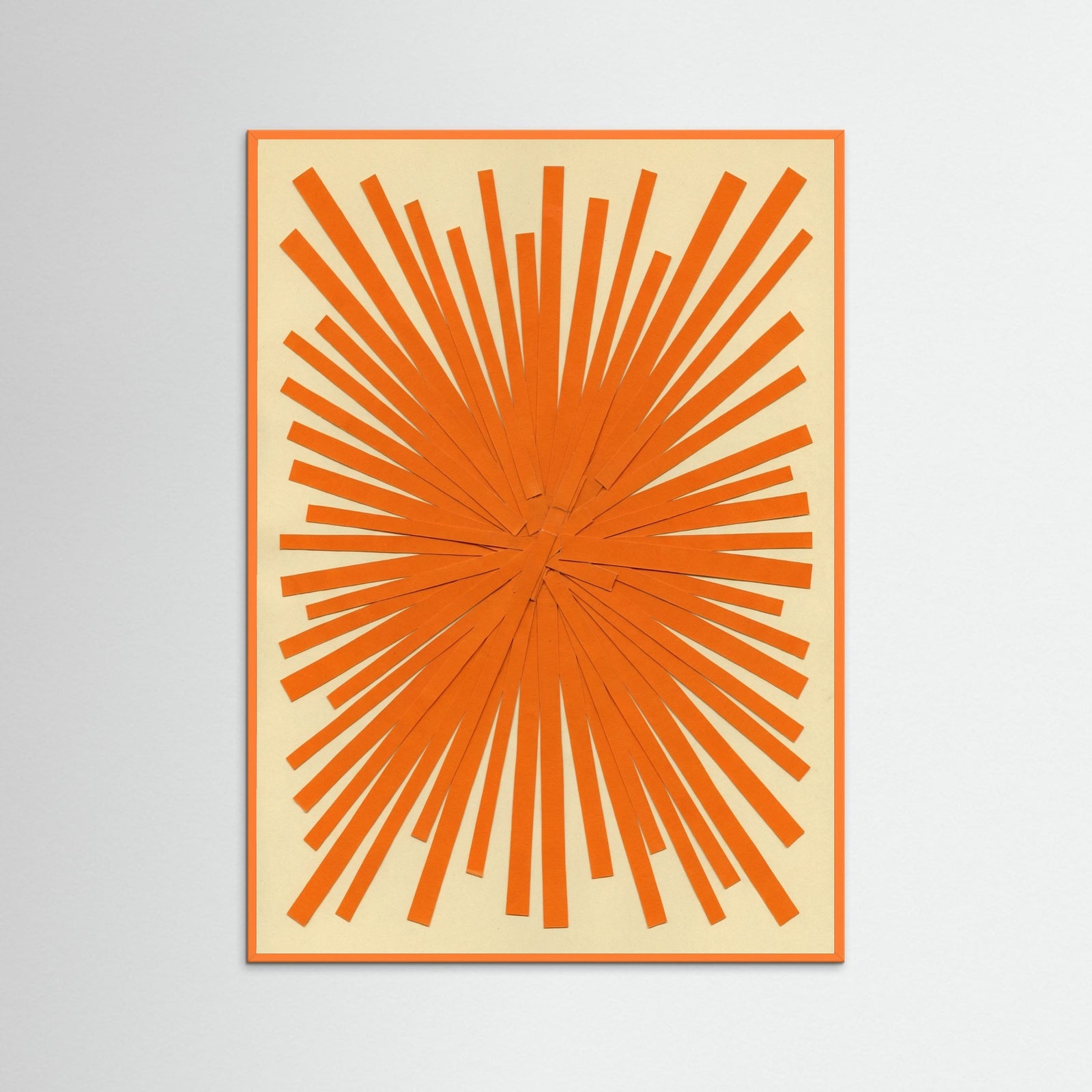 Orange Wood Solar Burst