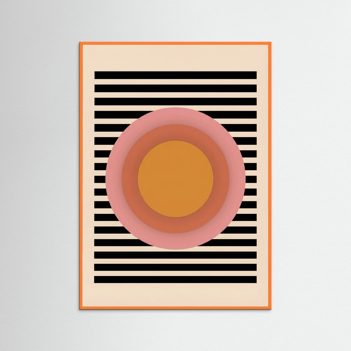 Orange Wood Solar Glow