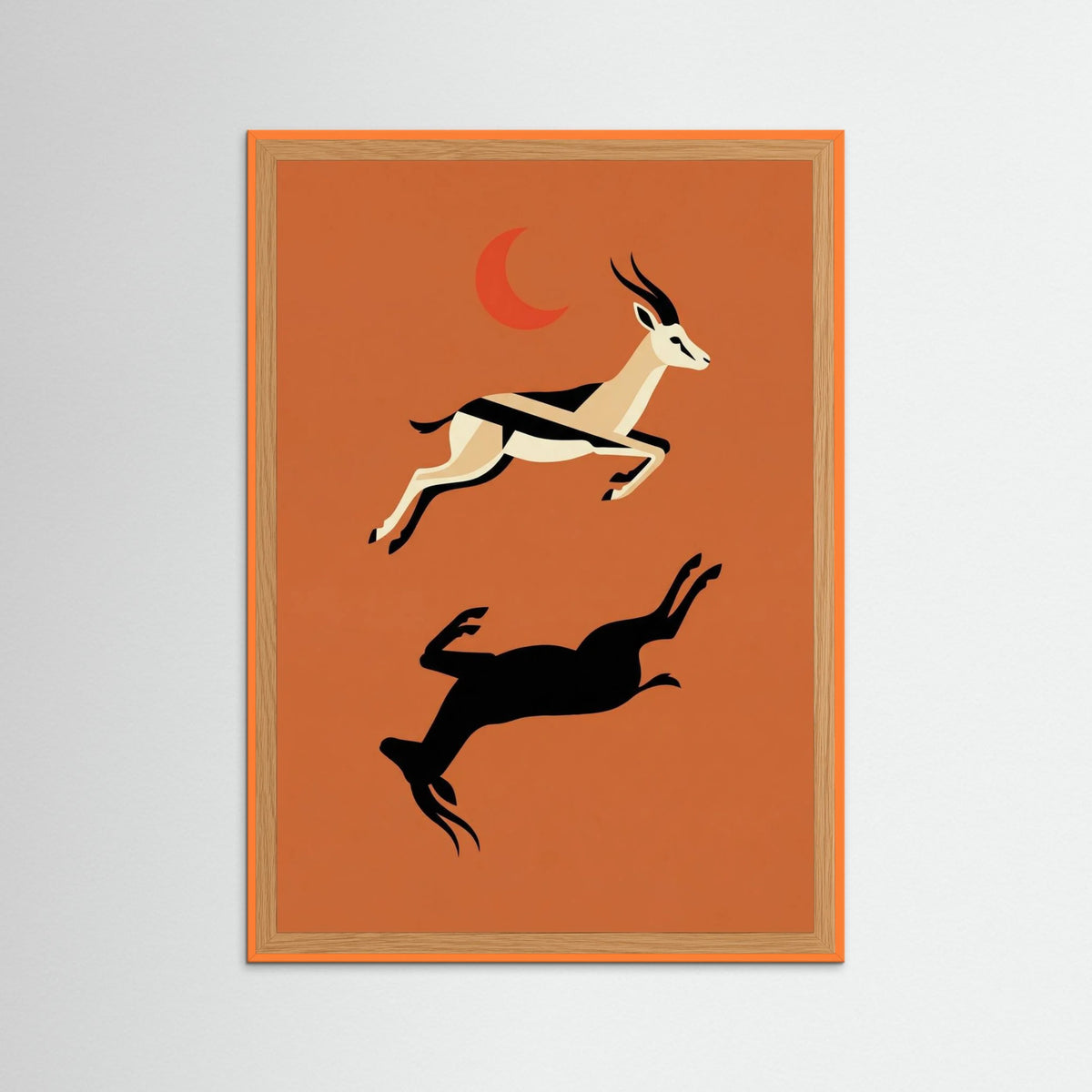 Orange Wood Solar Spots