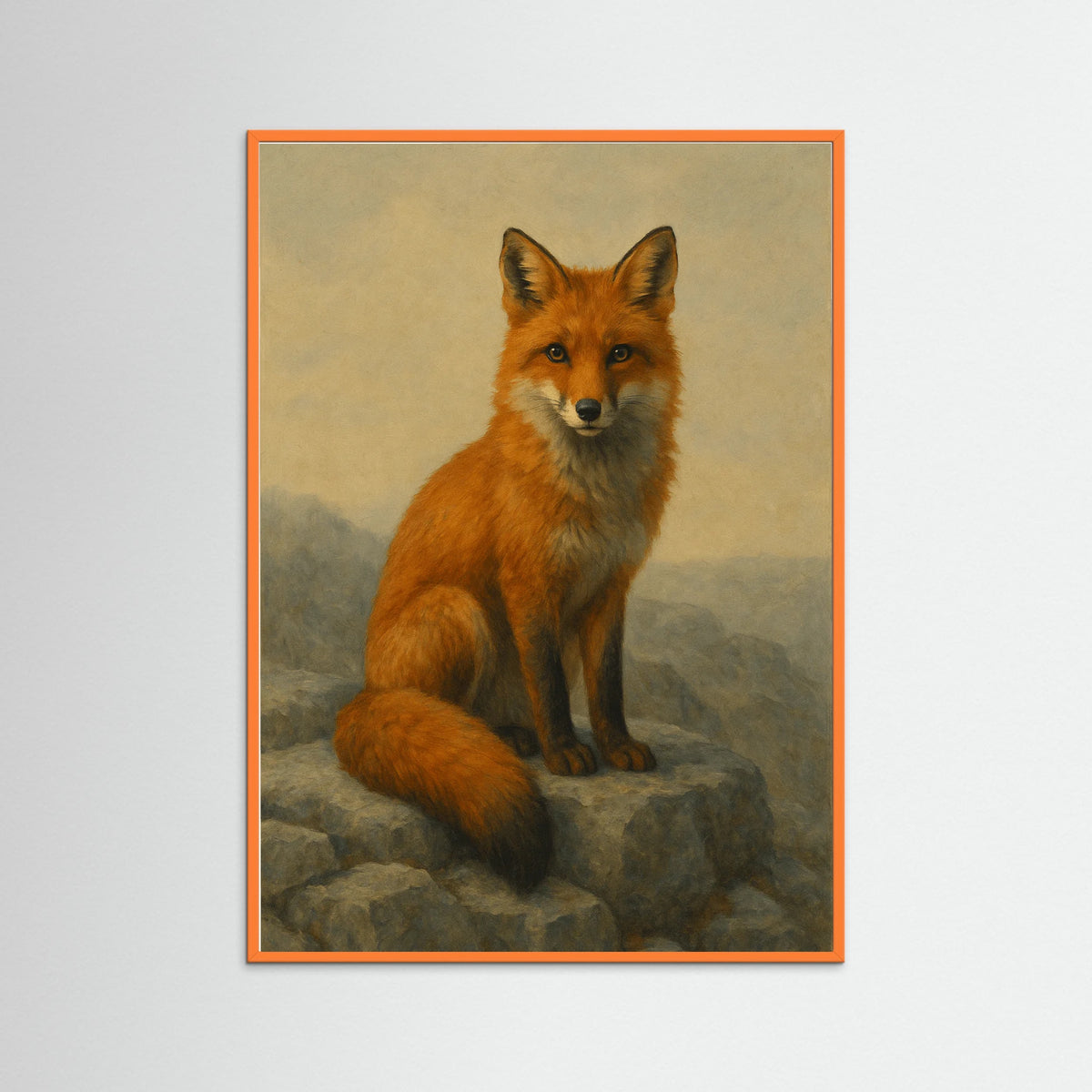 Orange Wood Solitary Elegance