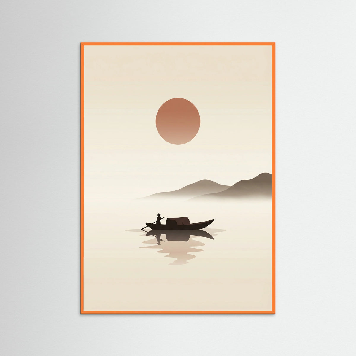 Orange Wood Solitary Perch