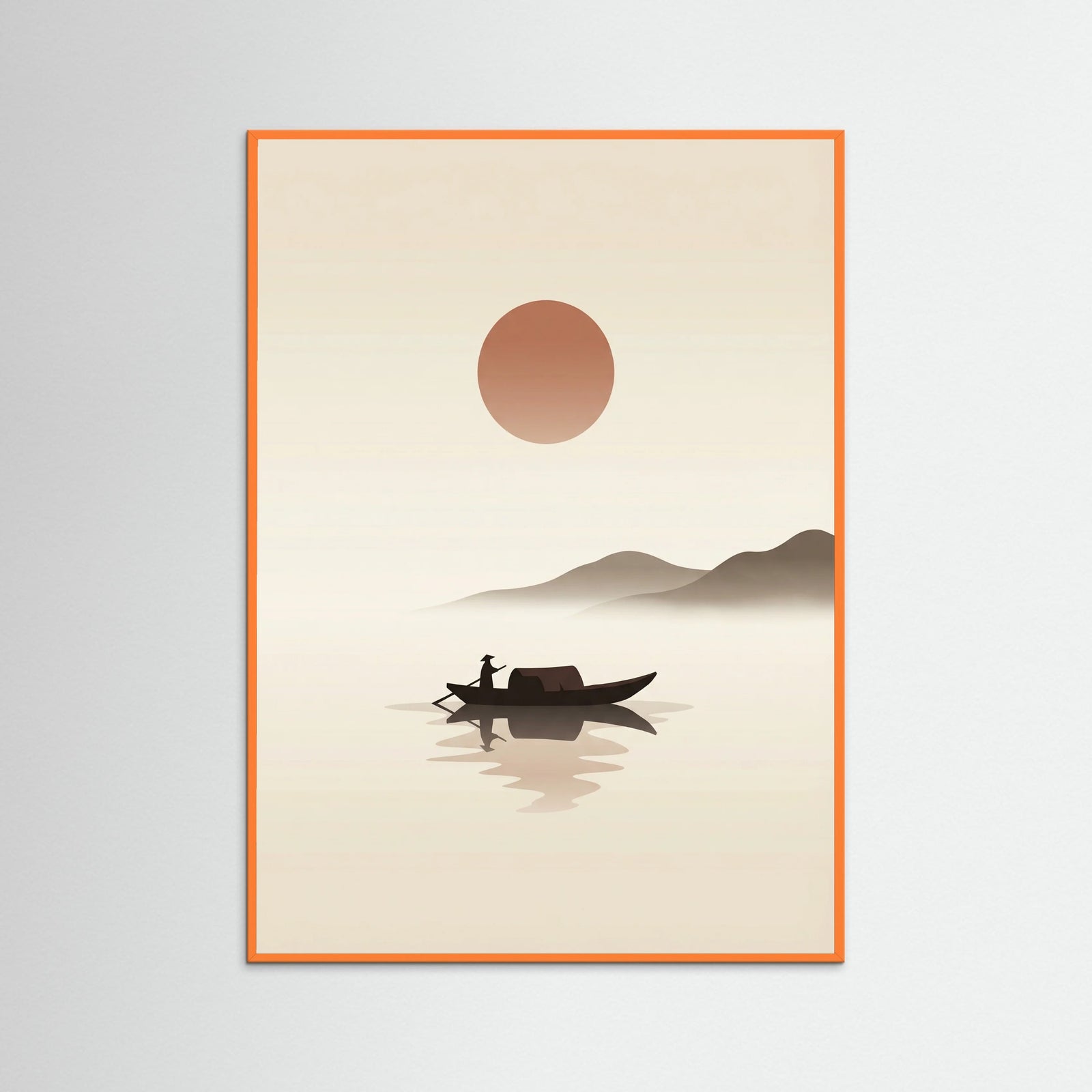Orange Wood Solitary Perch