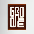 Orange Wood Southern Typography
