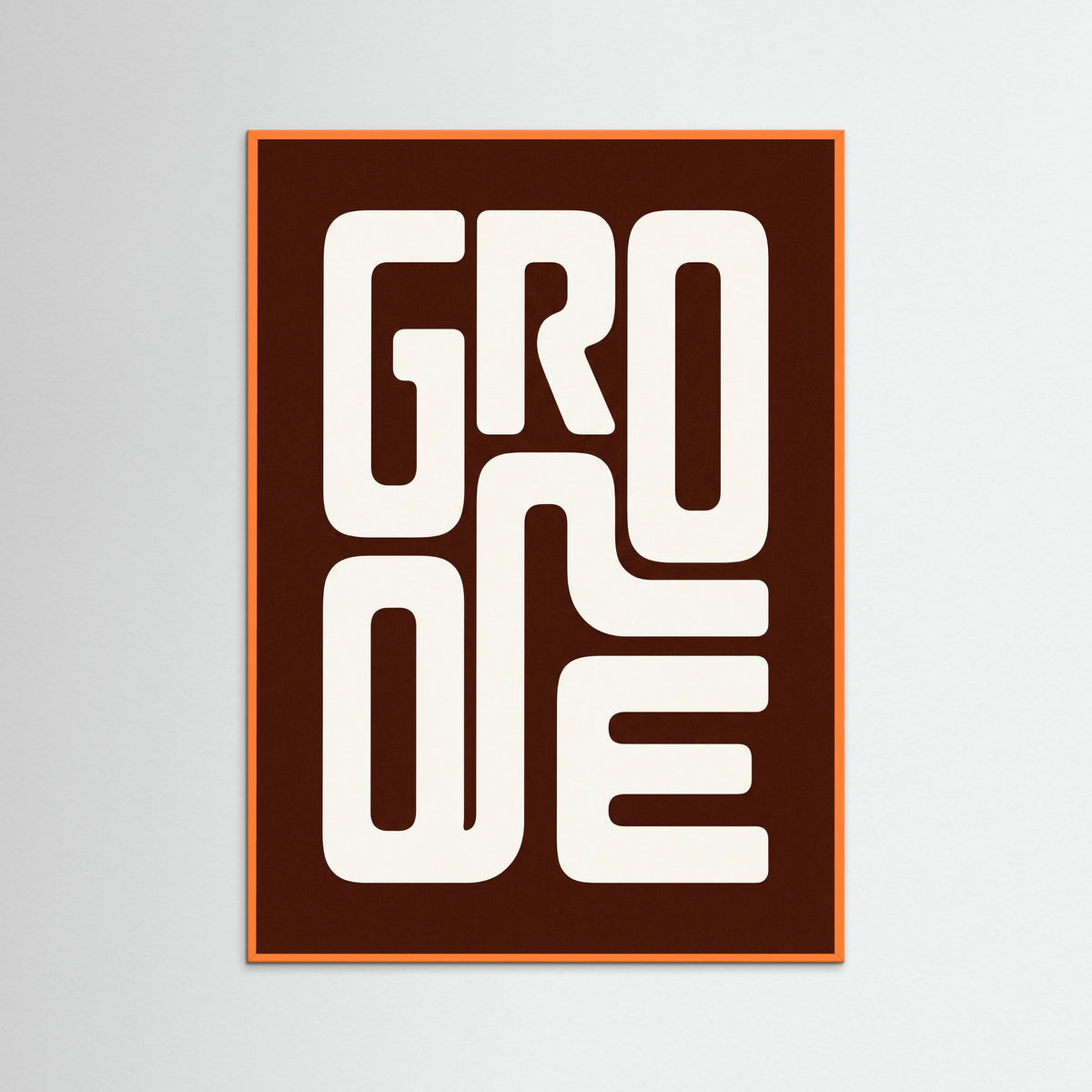 Orange Wood Southern Typography