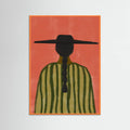 Orange Wood Southwester Woman No.2 Poster