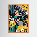 Orange Wood Space Odyssey Poster