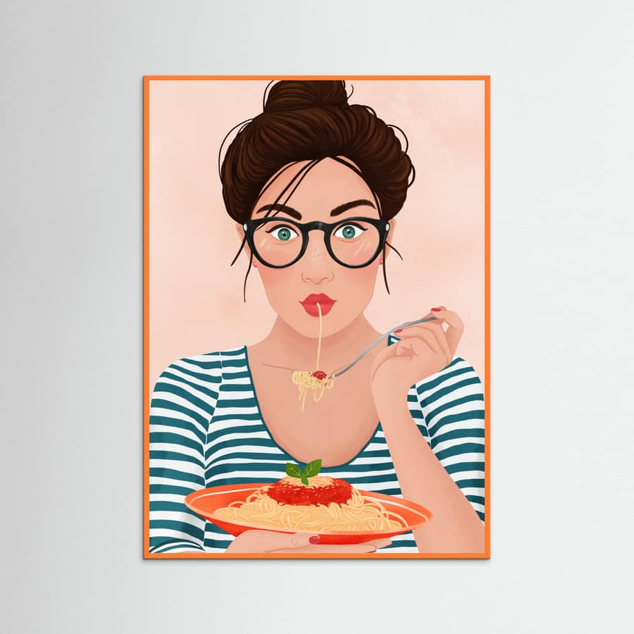 Plakat Spaghetti – plakat i druk artystyczny